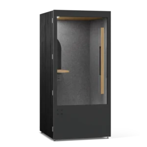 Soundproof Phone Booth - Dark
